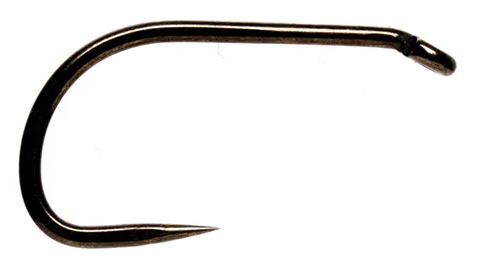 Fulling Mill Hooks FM-5150 Tactical Shorty Non Reflective Black 50pc Big Pack Barbless