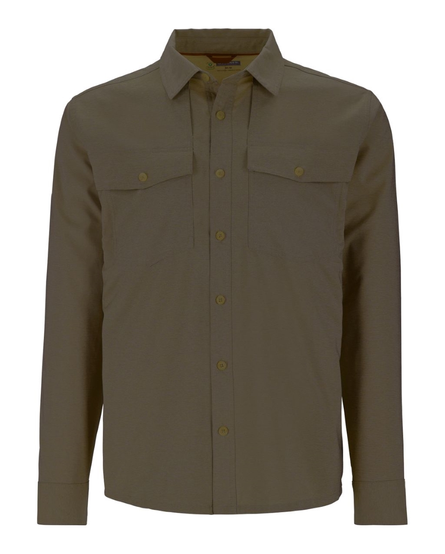 Simms No-See-Um Bugstopper Shirt Loden Heather
