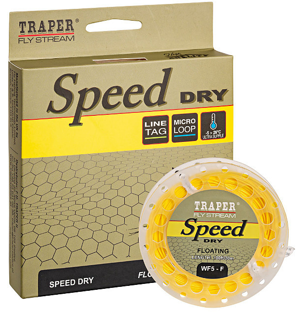 Traper Speed Dryfly WF Floating Fly Line Yellow
