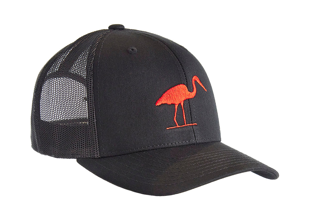 LOC Heron Retro Trucker Cap black