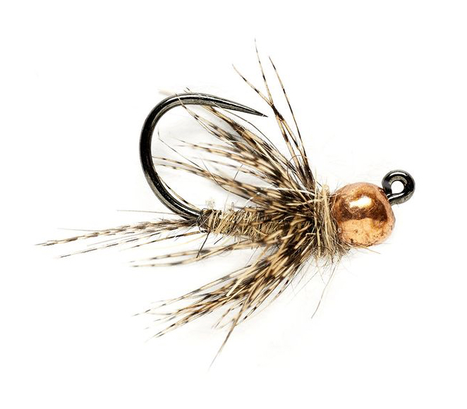 Fulling-Mill_KJ-March-Brown-Jig-Barbless Fulling Mill Nymph - Tungsten KJ March Brown Jig Barbless