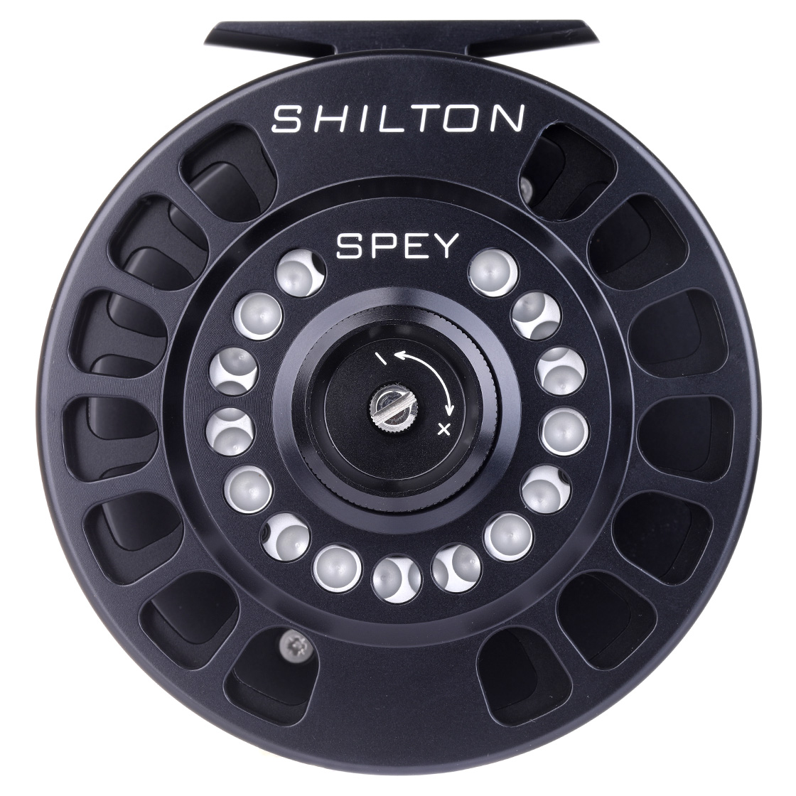 Shilton Spey Reel Large Arbor Black