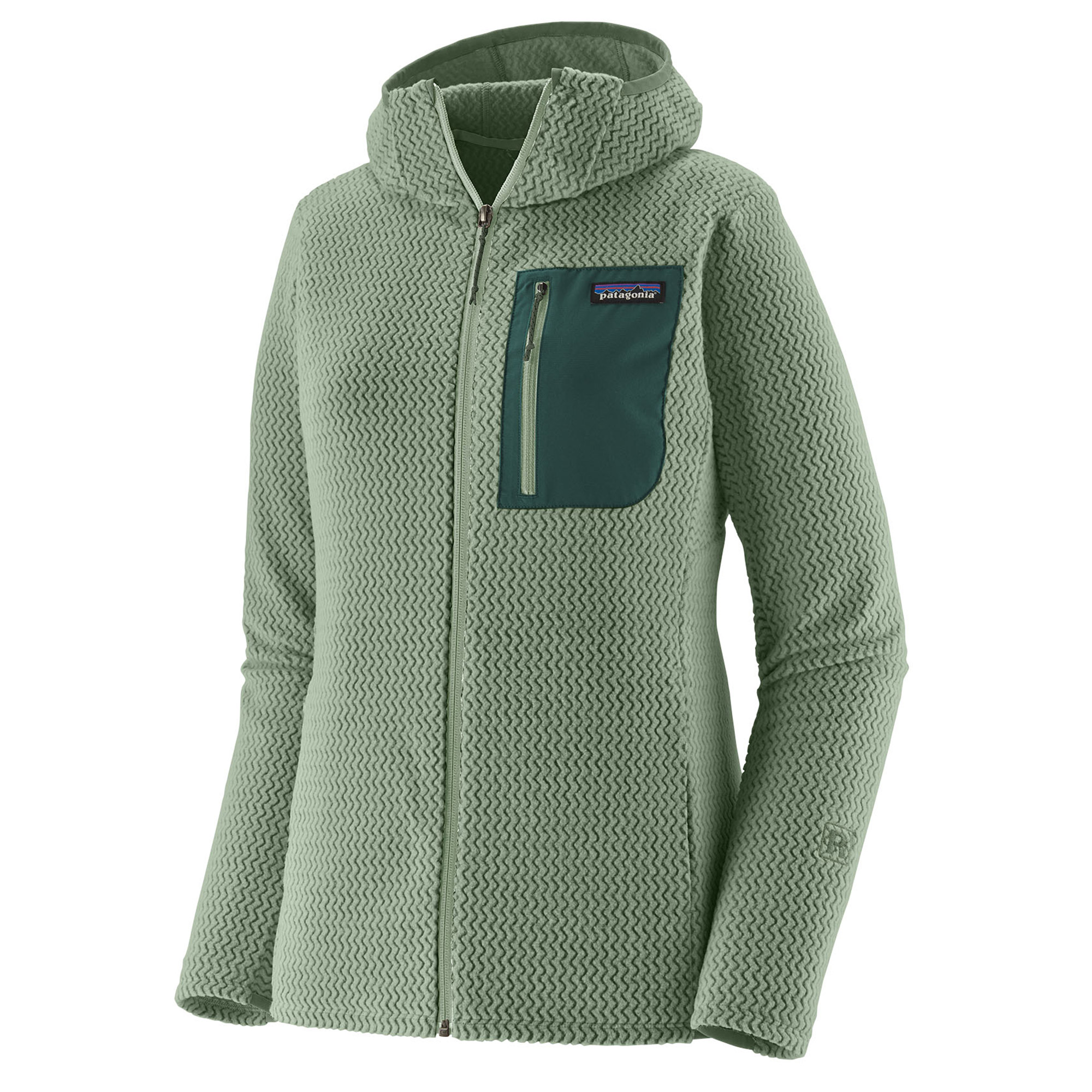 Patagonia W's R1 Air Full-Zip Hoody Jacket ELGR - Ellwood Green