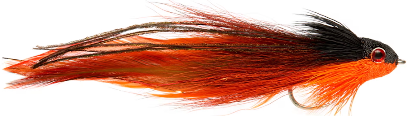 Fulling Mill Saltwater Fly - Andino Deceiver - orange black