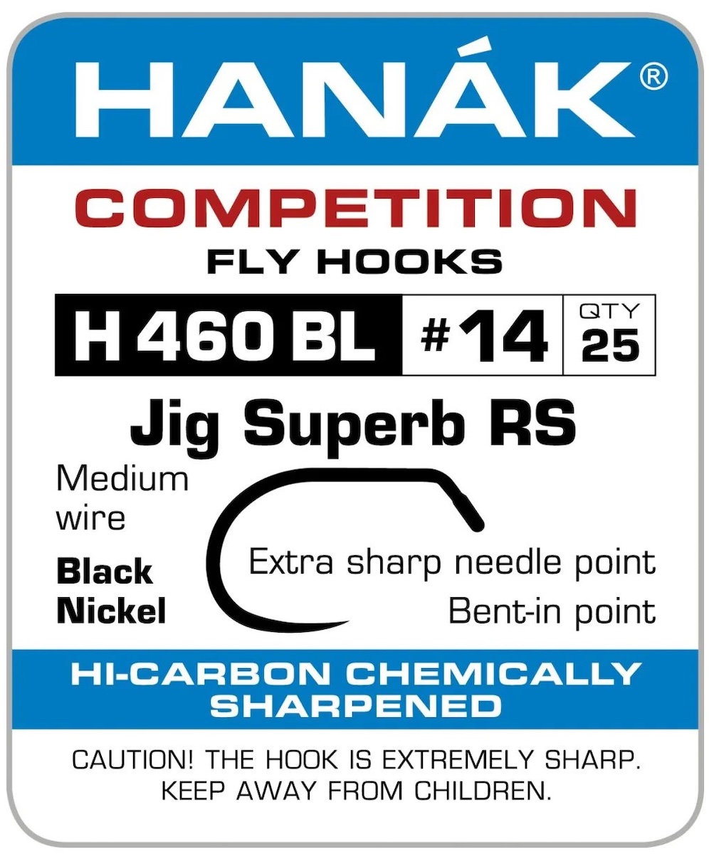 Hanak H 460 BL Jig Superb RS Nymph Hook