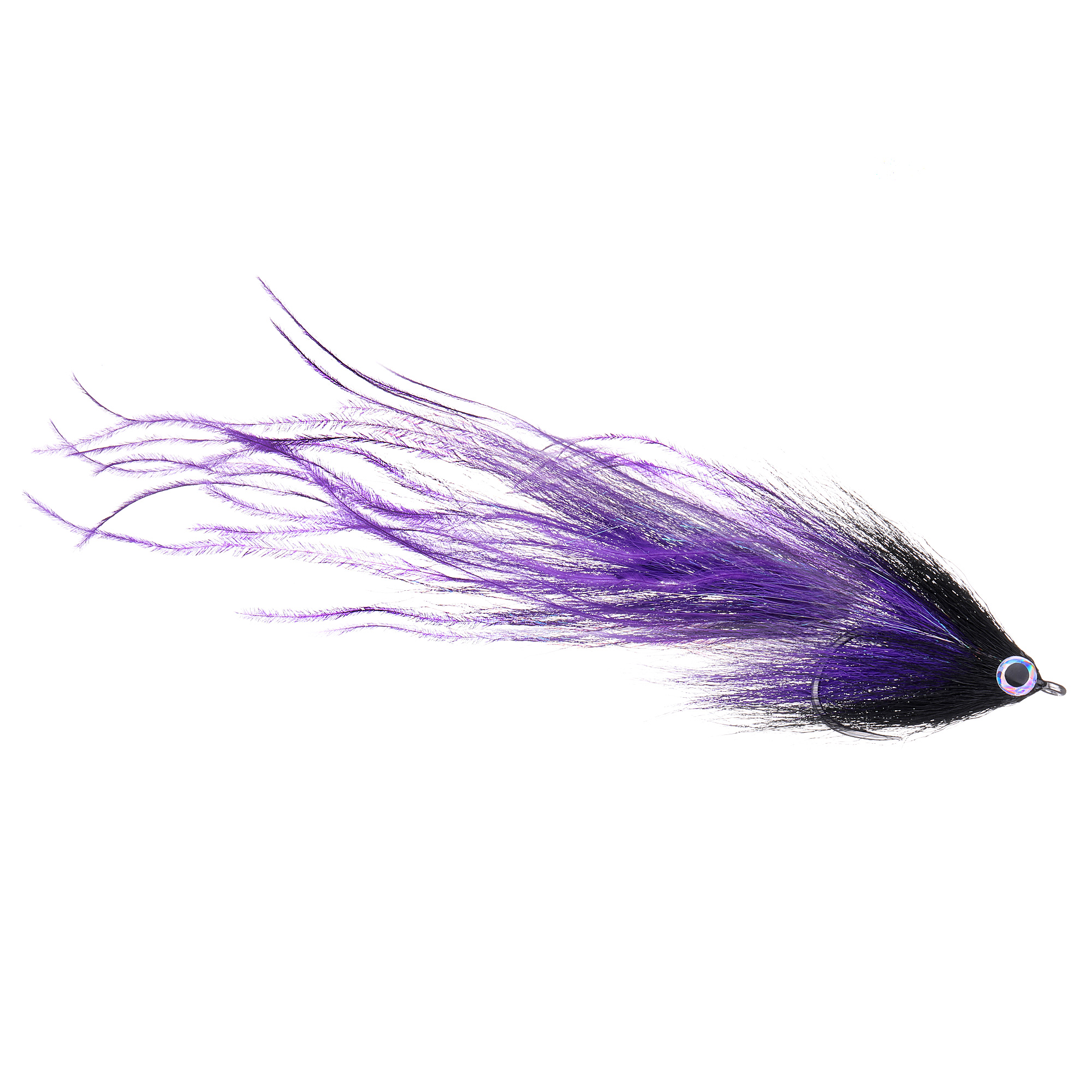 Superflies Beast Fly GT Black/Purple AHREX SA290 #8/0 Saltwater fly