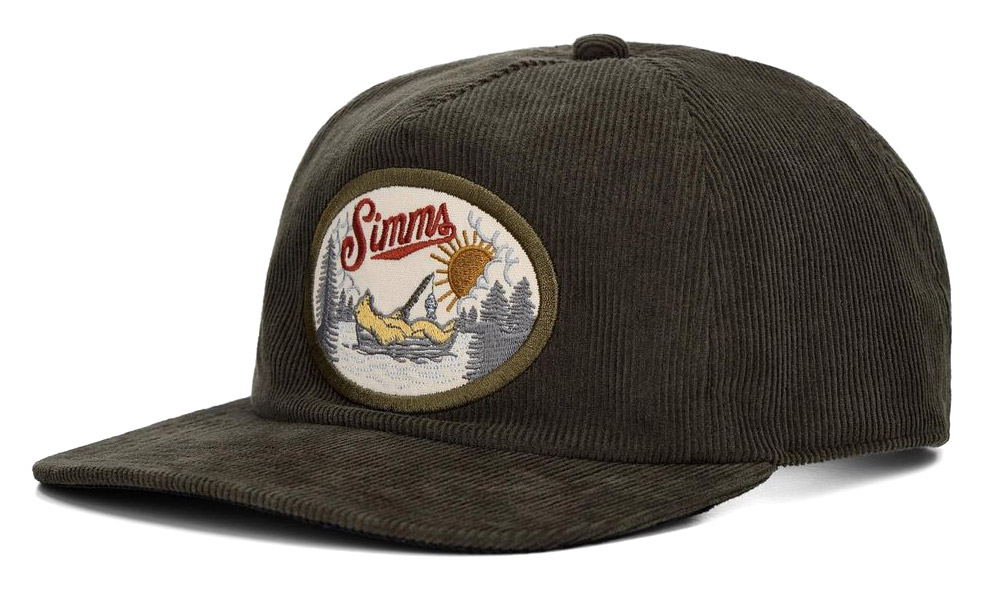 Simms Hat Double Haul Corduroy Cap loden