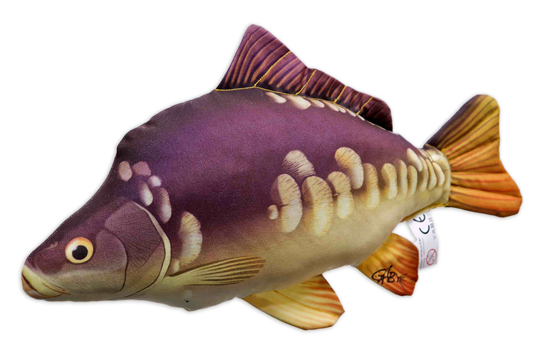 P-29167_Fischkissen_Kuscheltier_Spiegelkarpfen_35cm Fish Pillow Soft Toy Mirror Carp 35cm