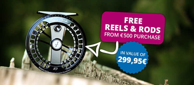 Bonus: Free Reel or Rod from €500 purchase