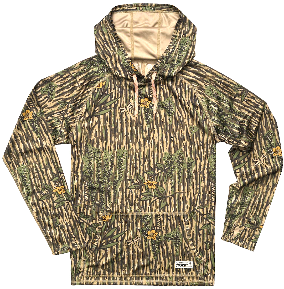Howler Brothers Loggerhead Sunshade Hoodie - Swamp Country Camo Howler Brothers Loggerhead Sunshade Hoodie - Swamp Country Camo