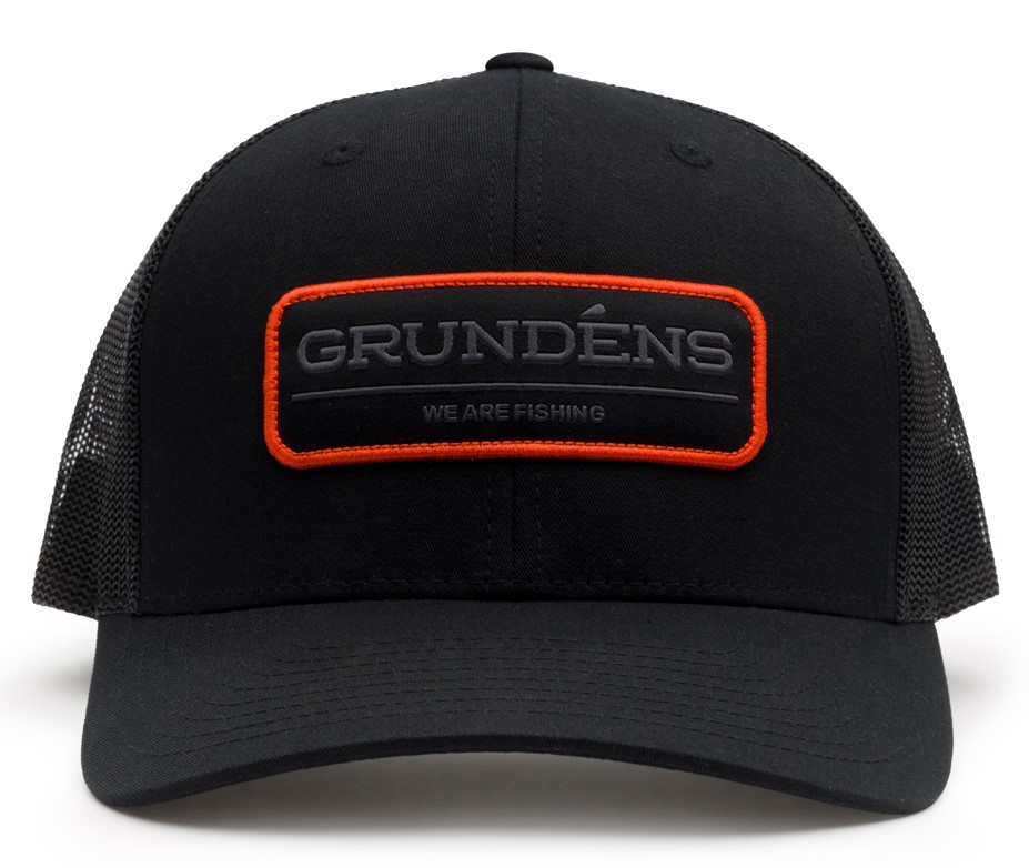 Grundéns We Are Fishing Trucker Cap solid black