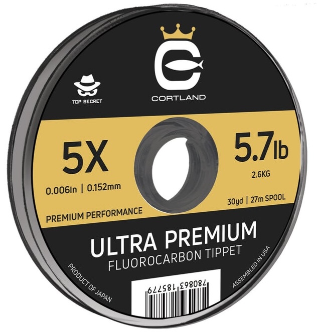 P-28526_Cortland_Ultra_Premium_Fluorocarbon_Tippet_Ultra_Clear_Vorfachmaterial_30_yds Cortland Ultra Premium Fluorocarbon Tippet Ultra Clear leader material 30 yds
