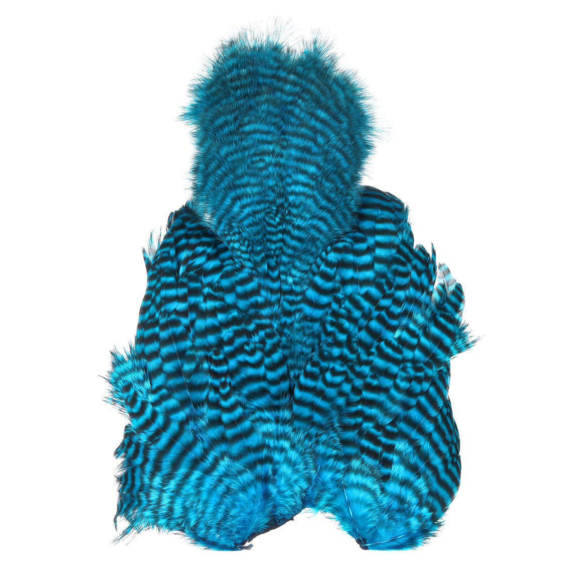 grizzly dyed kingfisher blue