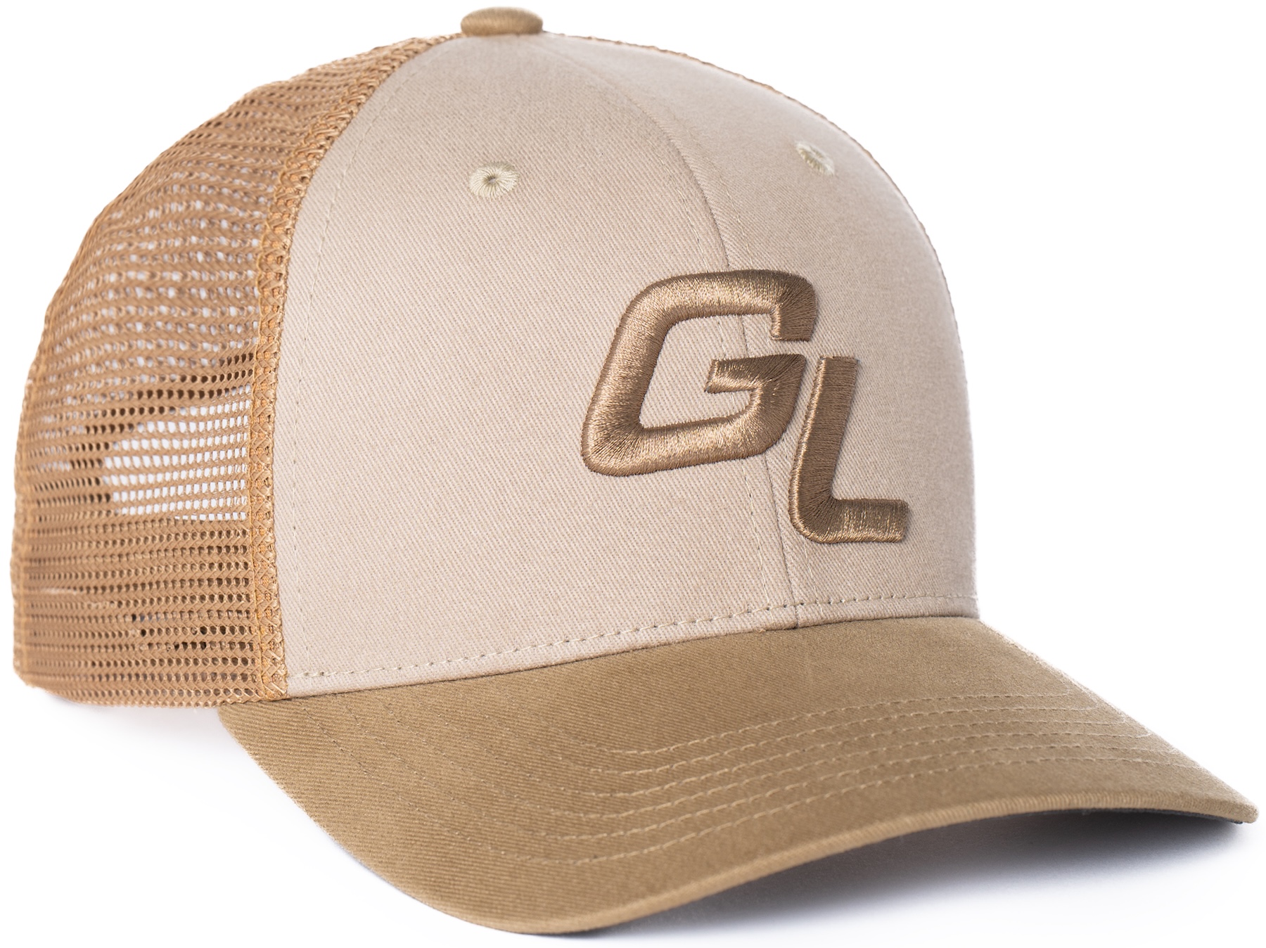 Guideline GL Mesh Trucker Cap Vintage Khaki
