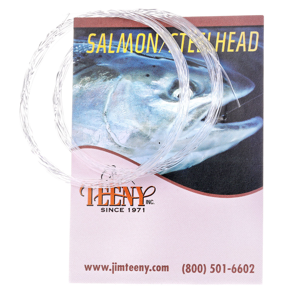 P-24352_jim-teeny_salmon-steelhead_tapered-leader_vorfach_9-ft Jim Teeny Salmon/Steelhead Tapered Leader 9 ft. 2er Pack