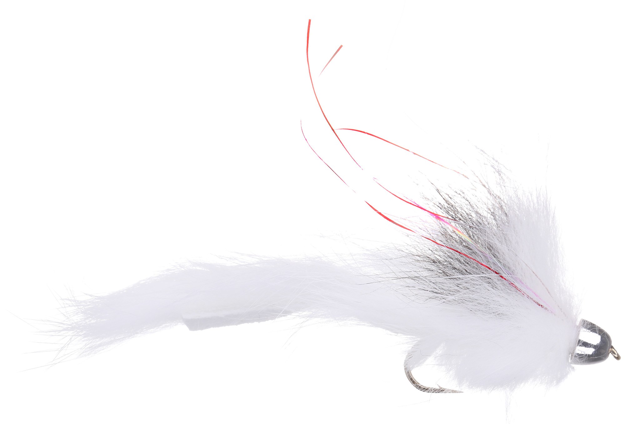 Fulling Mill Streamer Little Rascal White #6 Fulling Mill Streamer Little Rascal White #6