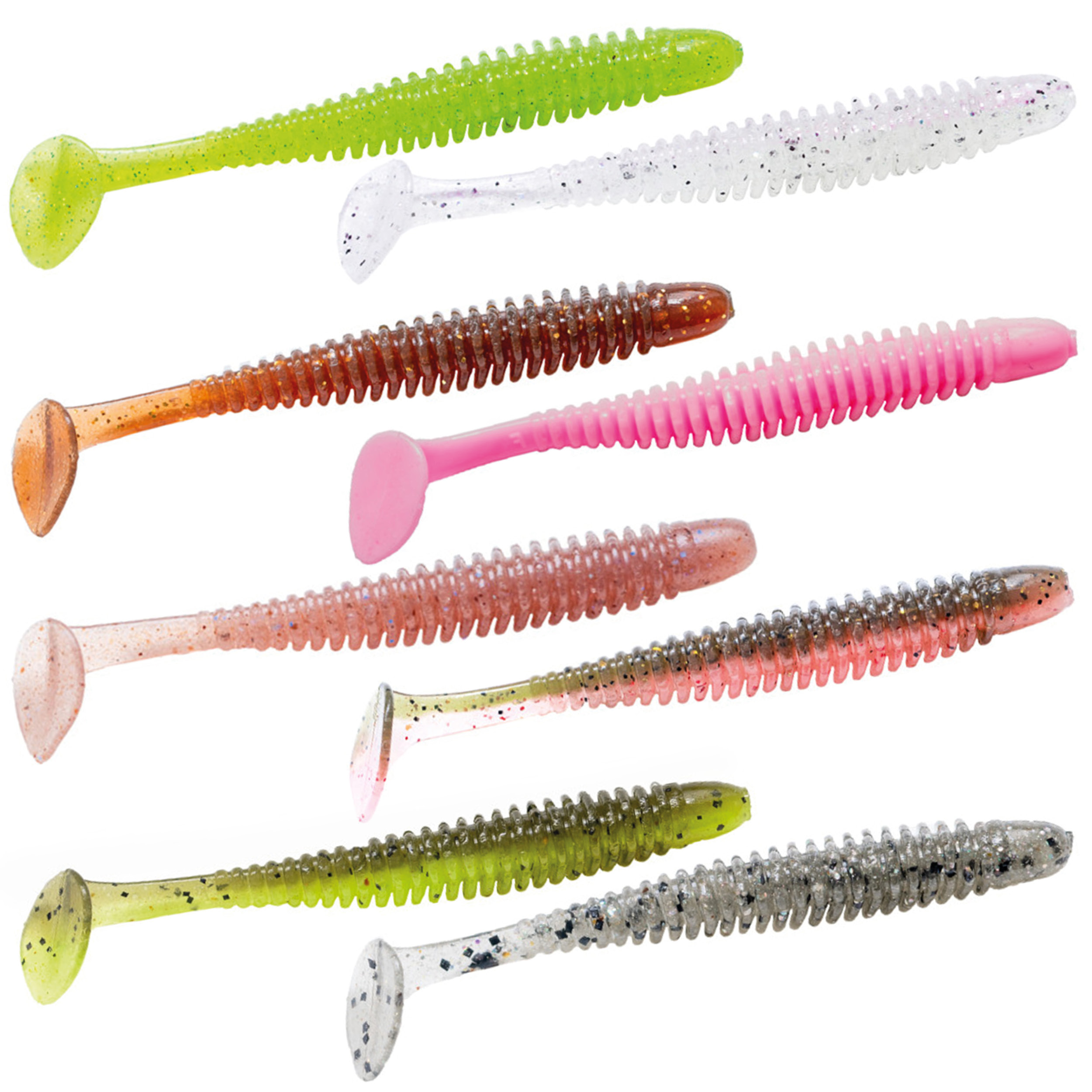 Noike-Wobble-Shad-Softlure-Titel-4inch Noike Wobble Shad 4" 6. Set