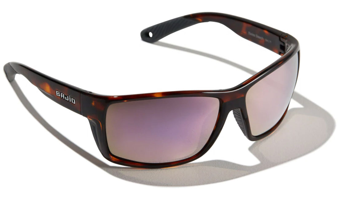 Bajio Polarized Glasses Bales Beach - Dark Tort Gloss (Rose Mirror PC)