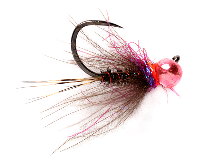 Fulling Mill Nymph - CDC Hot Spot Pheasant Tail Jig Purple Barbless