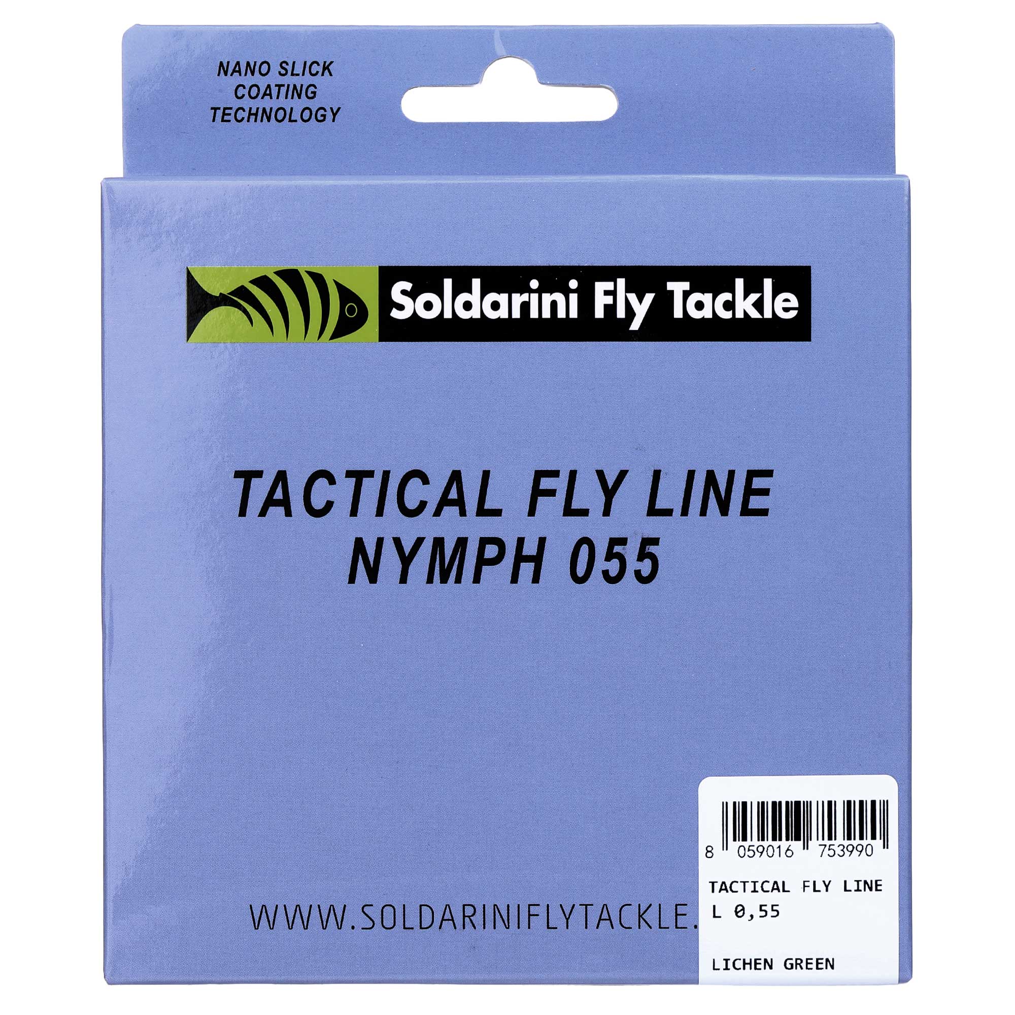 Soldarin Tactical Euronymph Fly Line Presentation lichen green