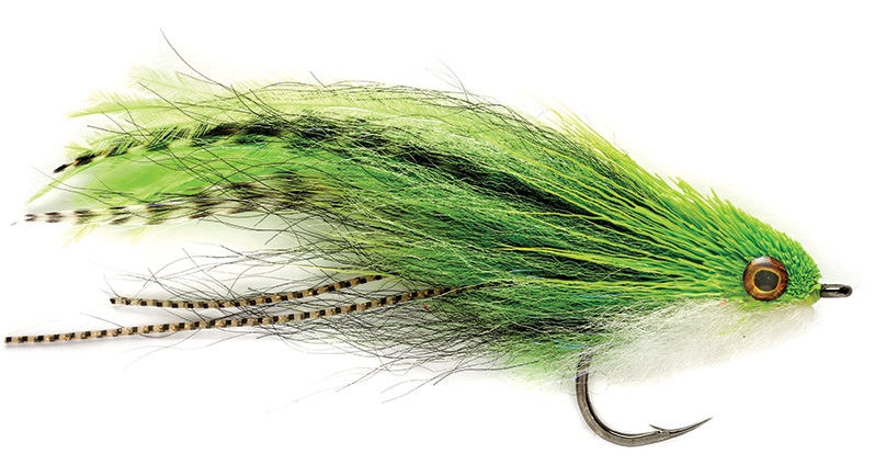 Fulling Mill Saltwater Fly - Slater's Half and Half Baitfish Chartreuse