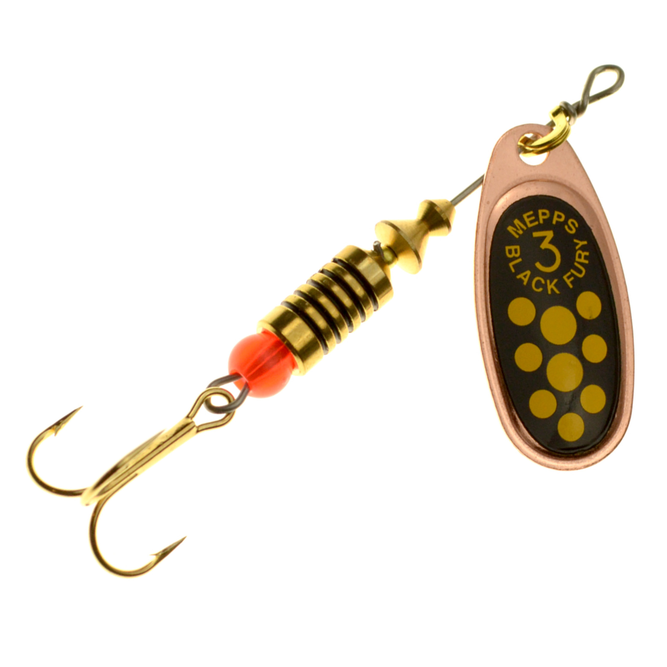 Mepps Black Fury Spinner copper/yellow
