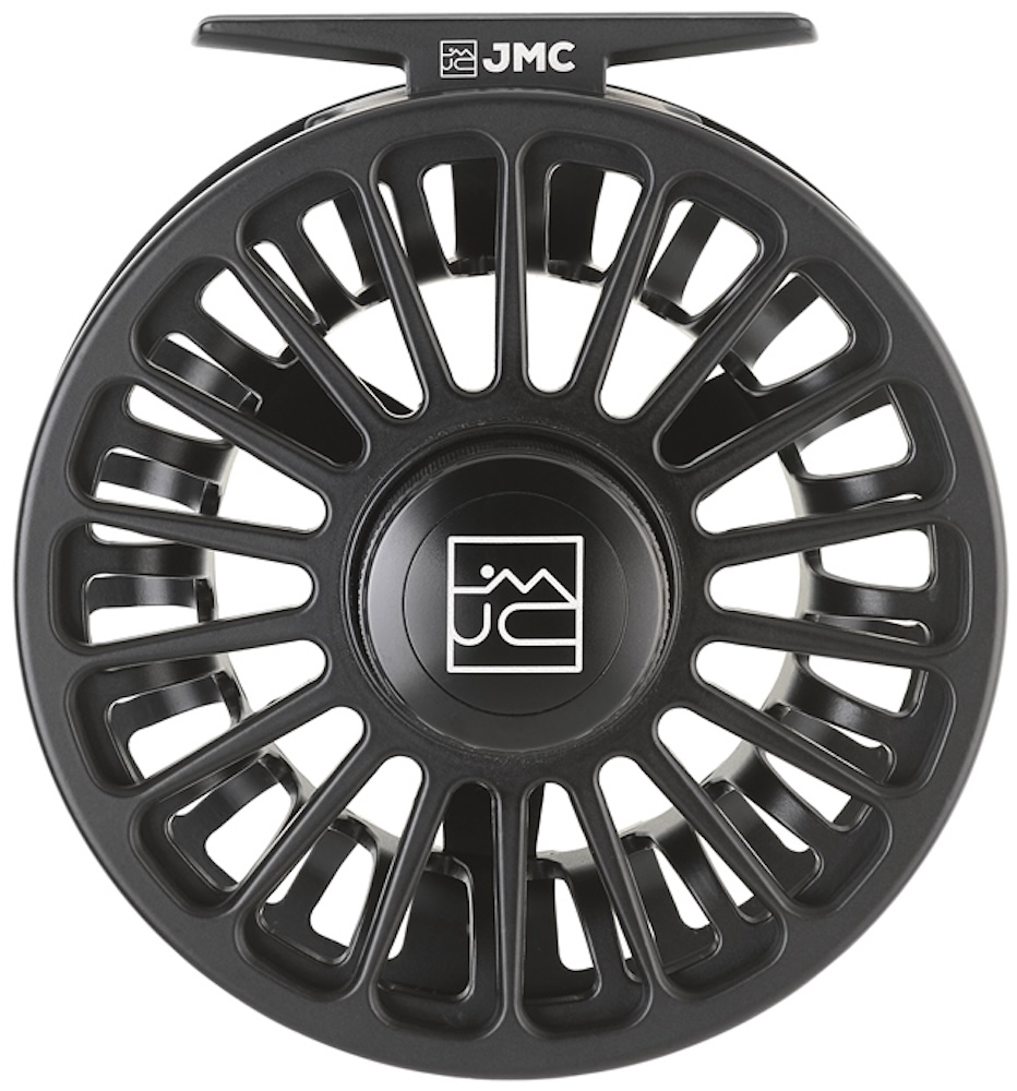 JMC Revolution LT fly reel black silver spot