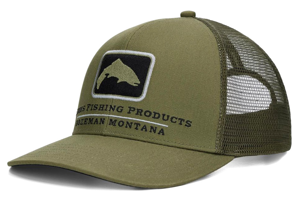 Simms Hat Double Haul Icon Trucker Cap loden