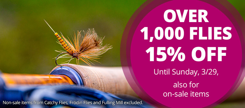 15% off over 1000 Flies! until Sunday, 3/29