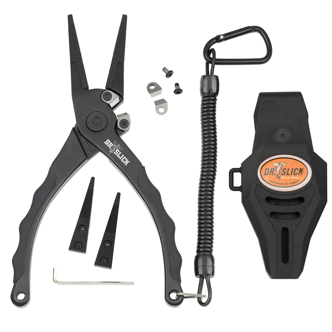 P-28243_Dr-Slick_Squall_Plier_Alu_Zrame_Tungsten_Carbide_Cutters_Zange_black Dr. Slick Squall Plier 7,5'' Alu Zrame Tungsten Carbide Cutters black