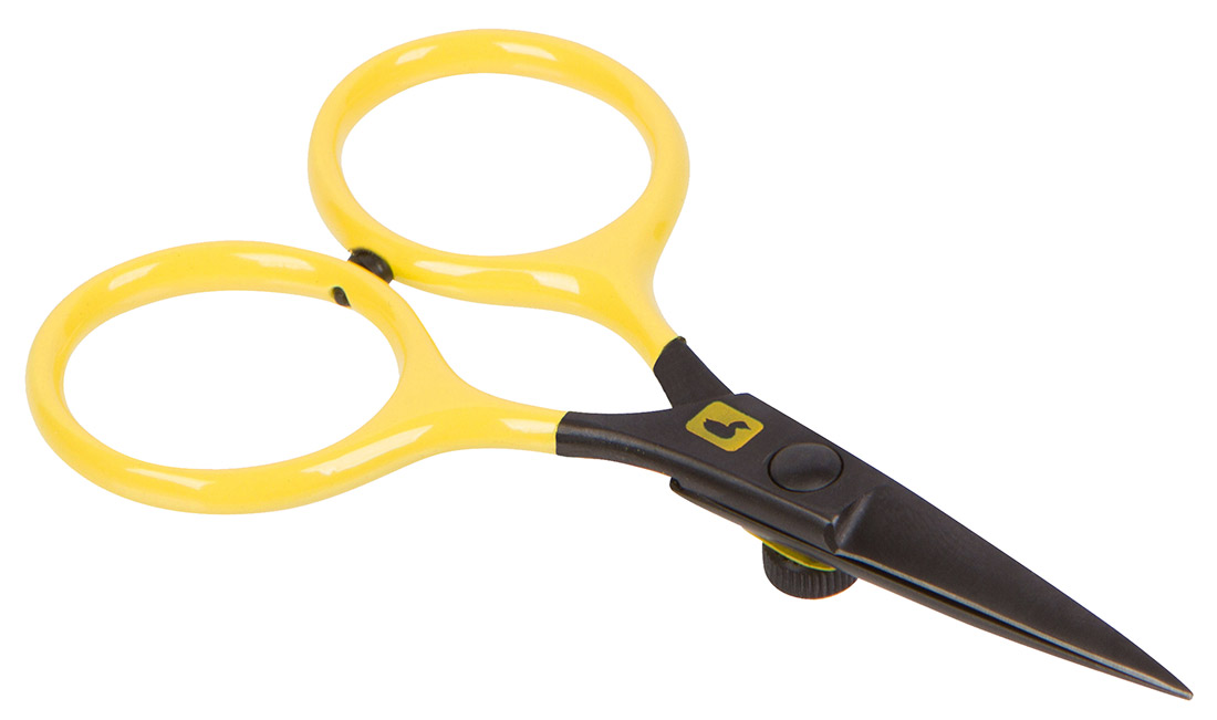loon_ergo-razor-scissor-4in-yellow-back 4 inch