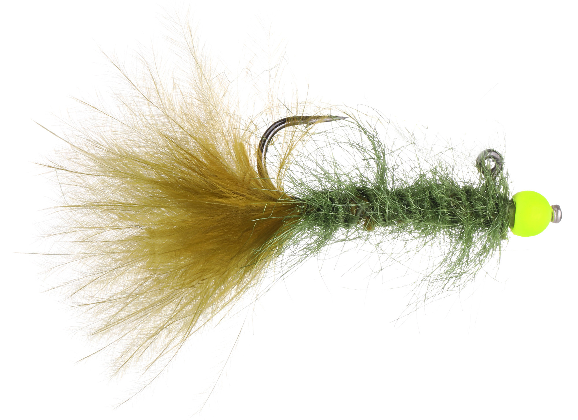 Fulling Mill Balanced Leech Olive and Chartreuse #8 Fulling Mill Balanced Leech Olive and Chartreuse #8