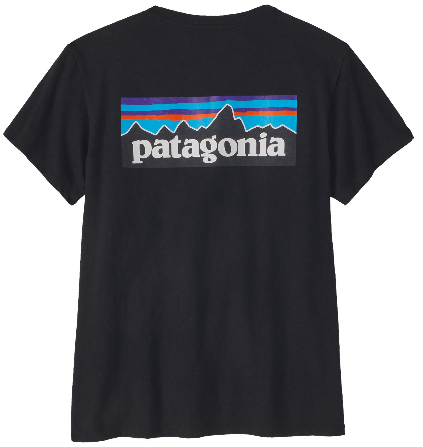 Patagonia W's P-6 Logo Responsibili-Tee BLK - Black