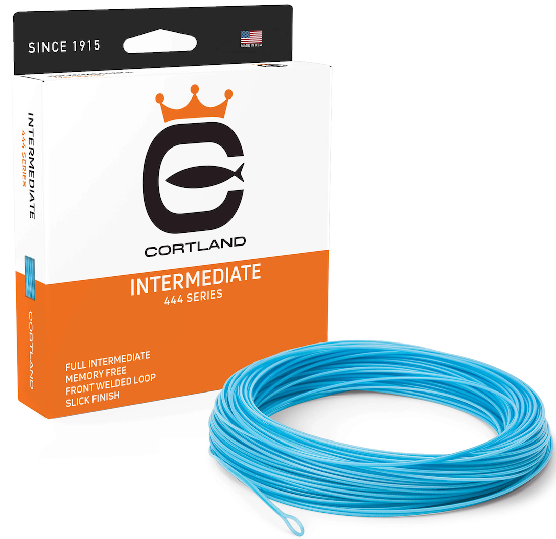 Cortland 444 Seatrout Intermediate Flyline Ice Blue fly line