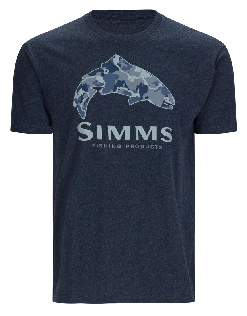 Simms_Trout_Regiment_Camo_Fill_TShirt_navy_heather_1 Simms Trout Regiment Camo Fill T-Shirt navy heather