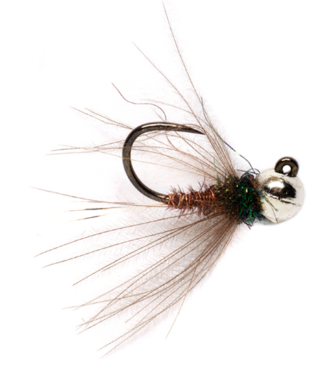 P-21093_Fulling_Mill_CDC_Pheasant_Tail Fulling Mill Nymph - CDC Pheasant Tail Jig Silver Barbless