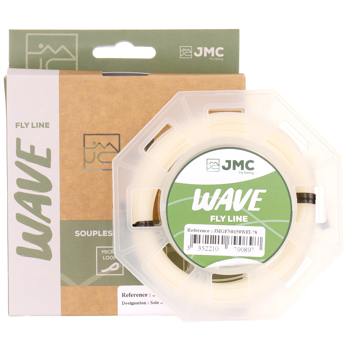 JMC Wave WF Clear # 7/8 Seatrout Intermediate Fly Line