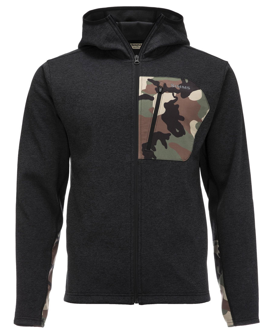 Simms CX Hoody black heather