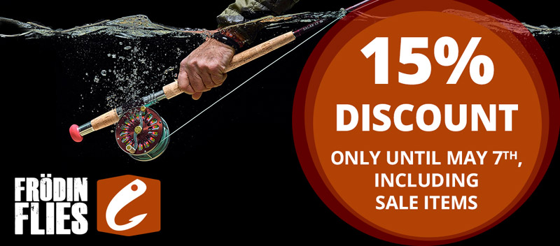 Frödin Flies: 15% off until 5/7.
