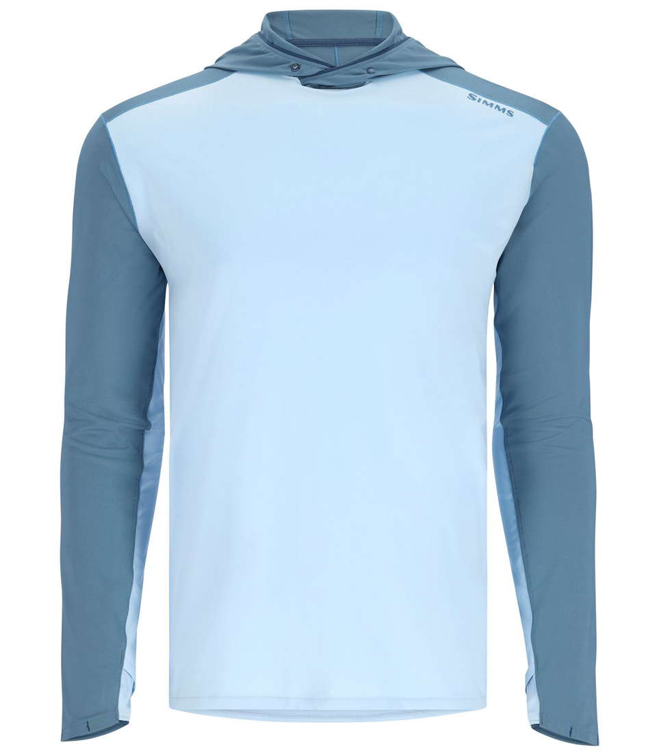 Simms_Bugstopper_Solarflex_Hoody_Langarmhemd_sky_neptune_1 Simms Bugstopper Solarflex Hoody sky/neptune