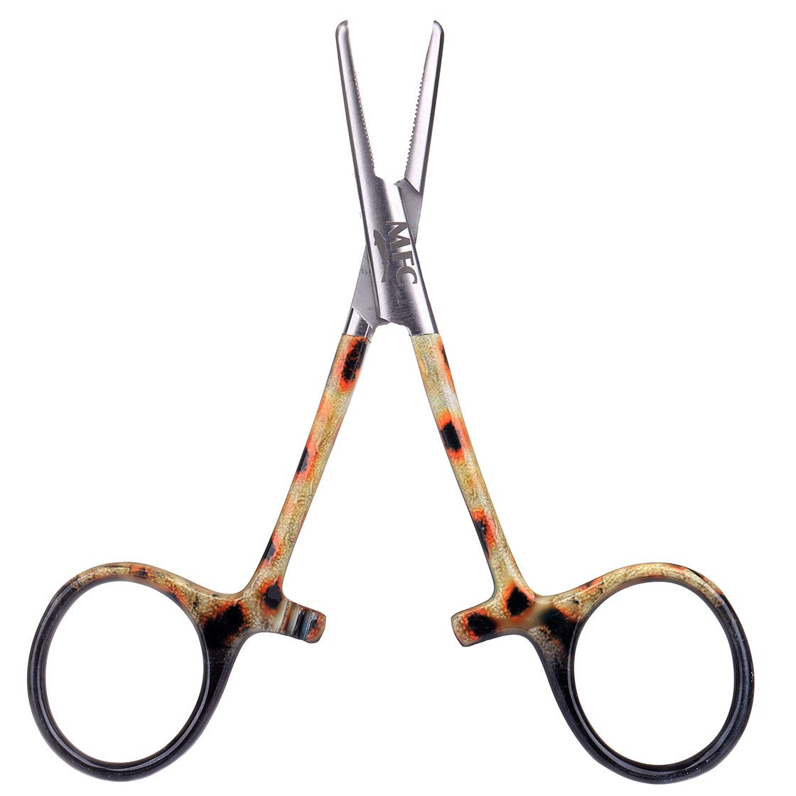 P-27100_MFC-Scissor-Forceps-River-Camo-4-Inch-Brown-Trout-Zange-mit-Schere__detail