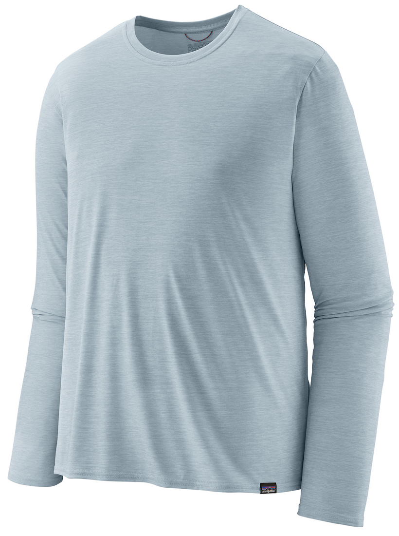 Patagonia M's L/S Cap Cool Daily Shirt FLKB - Fleck Blue