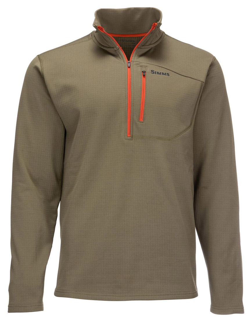 Simms Thermal 1/4 Zip Top dark stone