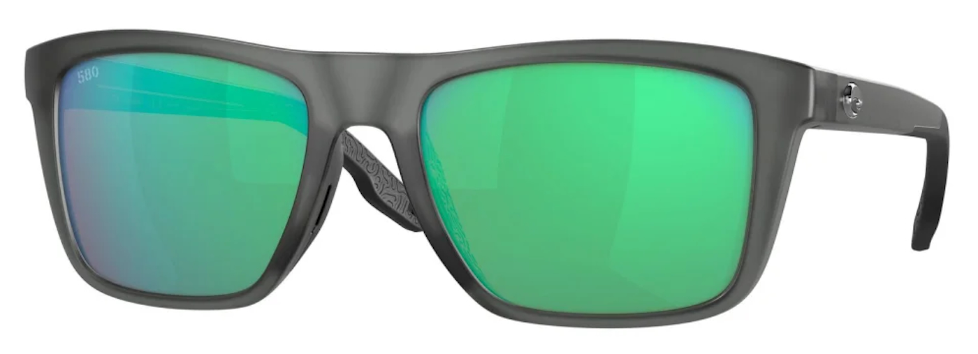 Costa Polarisationsbrille Mainsail XL Matte Gray Smoke Green Mirror 580G