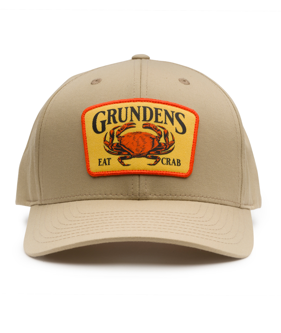 Grundéns Eat Crab Trucker 312 Kappe khaki/white