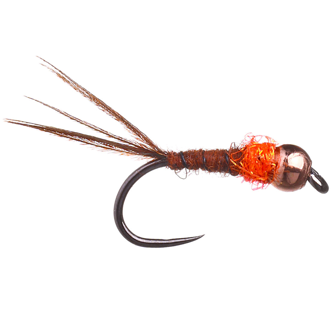 adh-fishing Nymphe - Hot spot orange