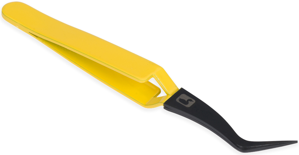 Loon Micro Tip  D-Loop Tweezer - Yellow