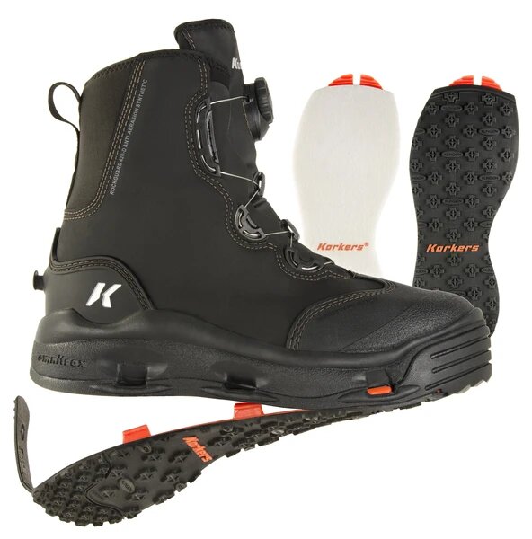 Korkers_Devils_Canyon_Watschuhe_10 Interchangeable soles