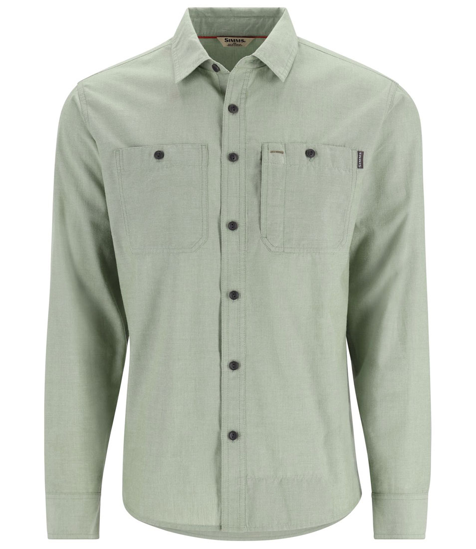 Simms_Cutbank_Chambray_Shirt_Hemd_field_chambray_1 Simms Cutbank Chambray Shirt field chambray
