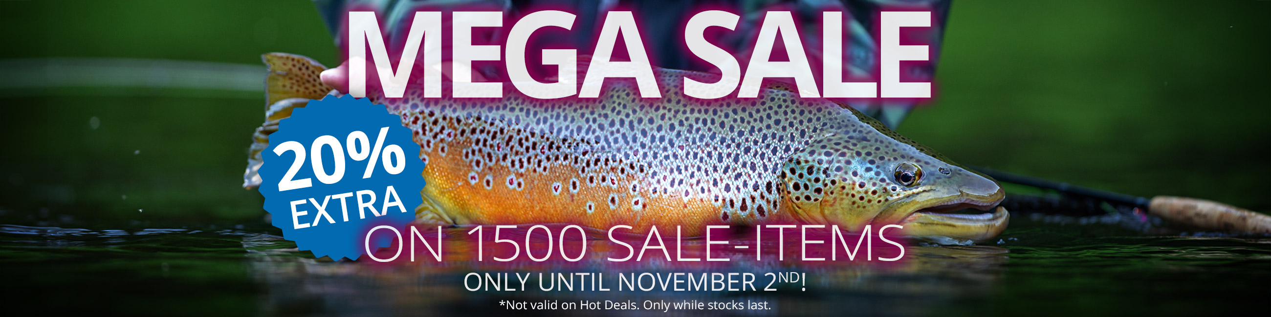 MEGA SALE: 20% Extra on 1500 Sale items until 11/2